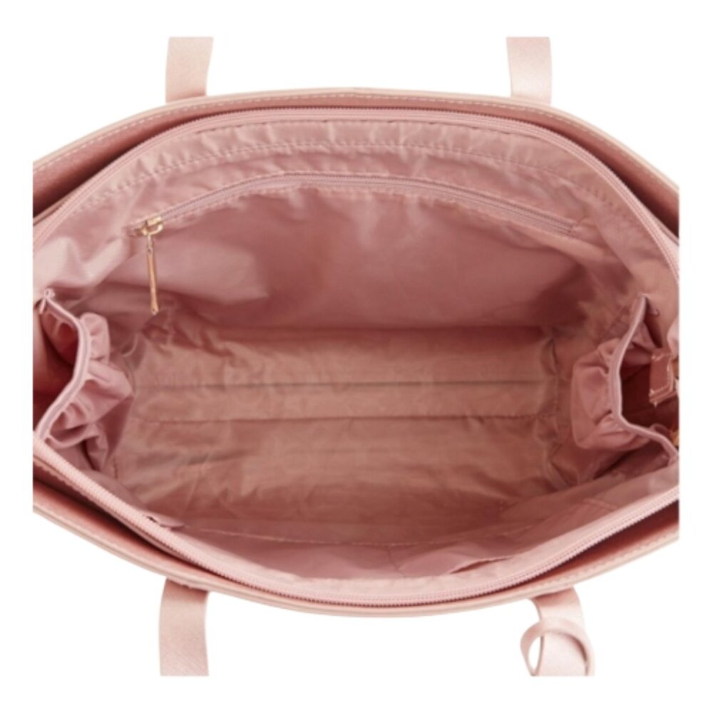 Joy Mangano Rose Pink Pre-loved Metallic Tote - Picture 2 of 4